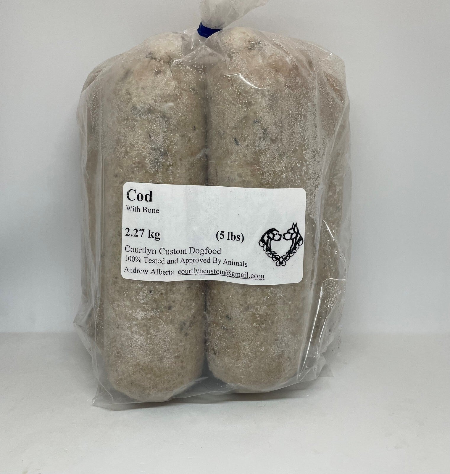 Courtlyn Custom Cod Raw Dog Food N Treats R Us