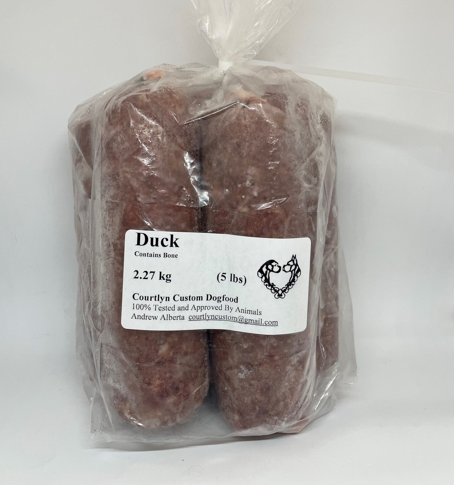 Courtlyn Custom Duck Raw Dog Food N Treats R Us